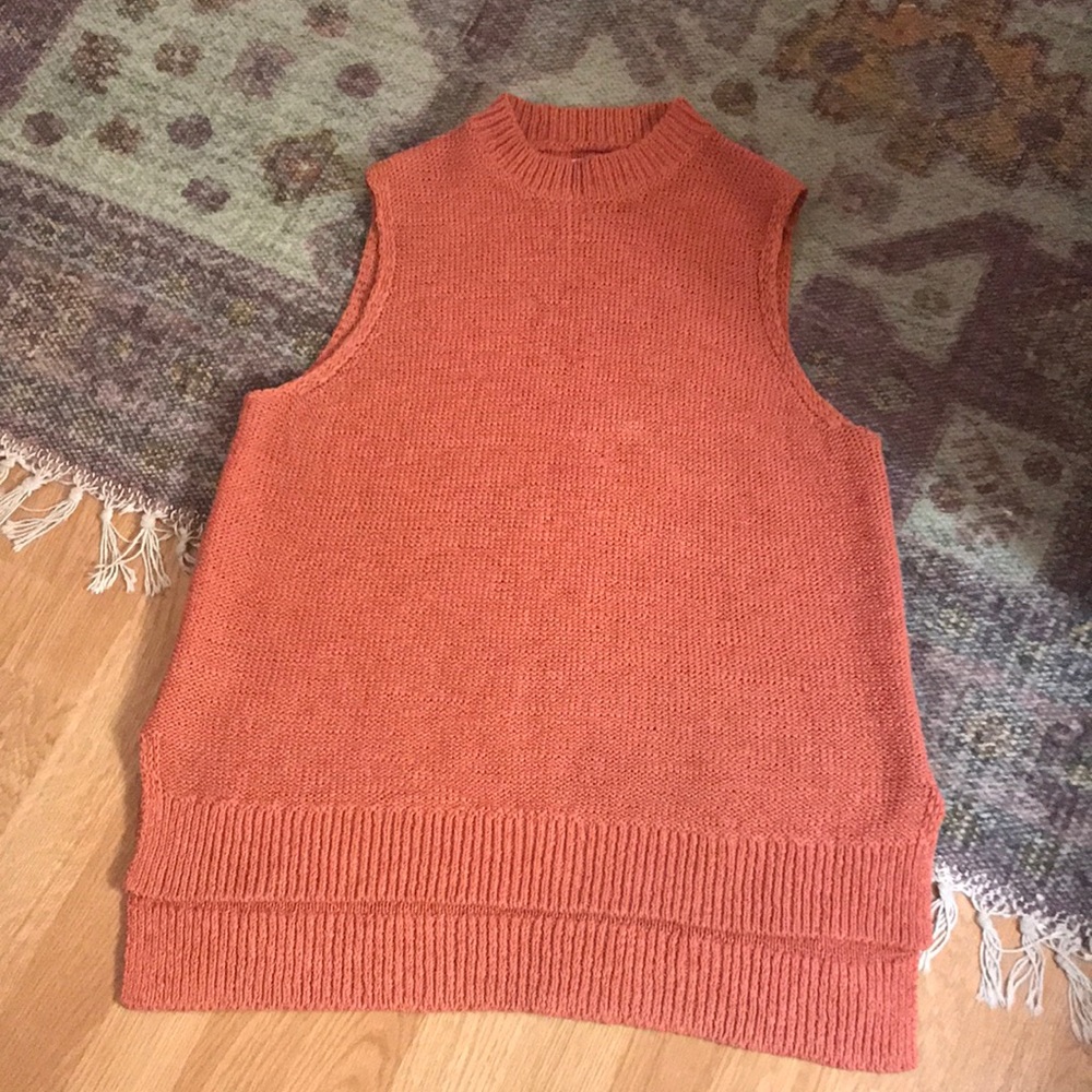 *B2G1FREE* Loft Tape Yarn Sweater Vest 🧡 Lou & Grey